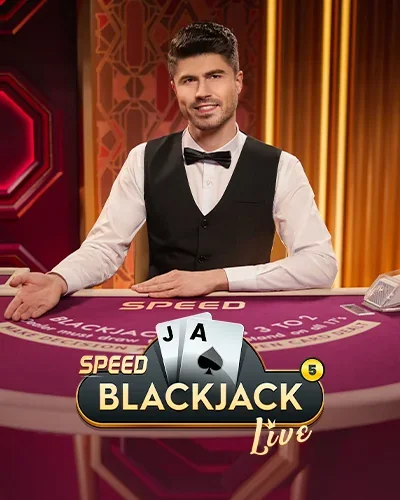 Speed Blackjack 5 - Ruby w LuckyLion Casino